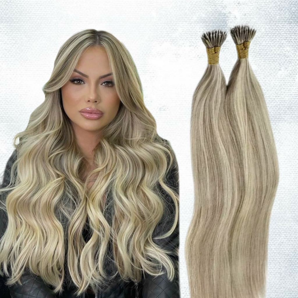 Extensii Nanoring Luxe Balayage #18/ #60 - Extensii de par București