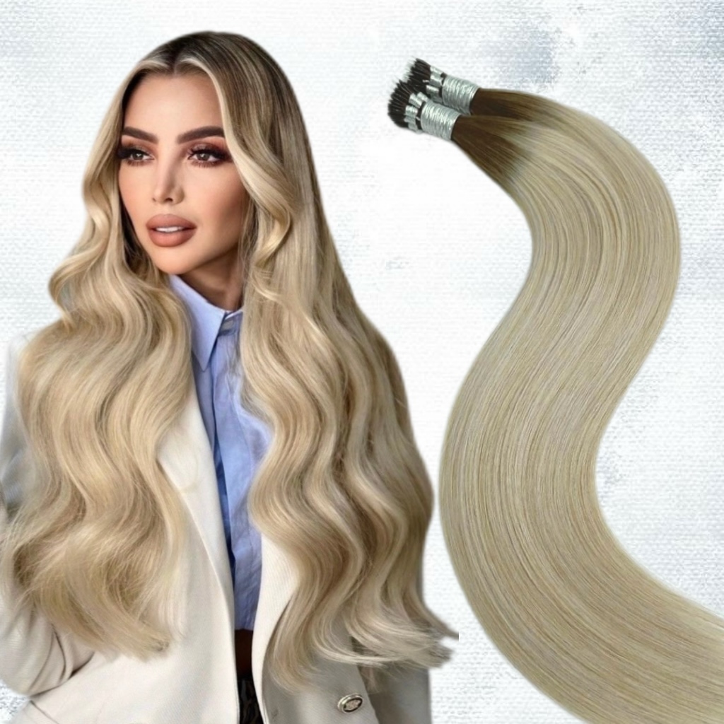Extensii Nanoring Luxe Ombre #4/ #20 - Extensii de par București