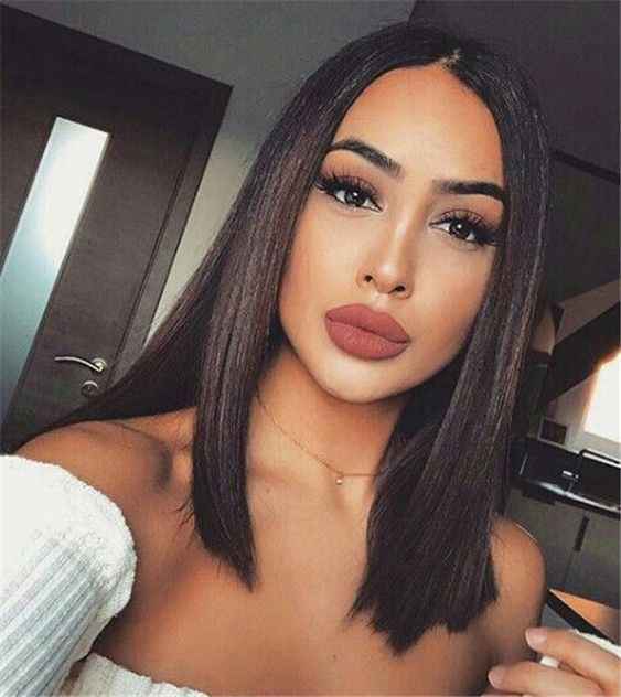 Peruca Angel Saten Foarte Inchis - Extensii de par București