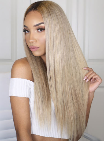 Peruca Light Blonde - Extensii de par București