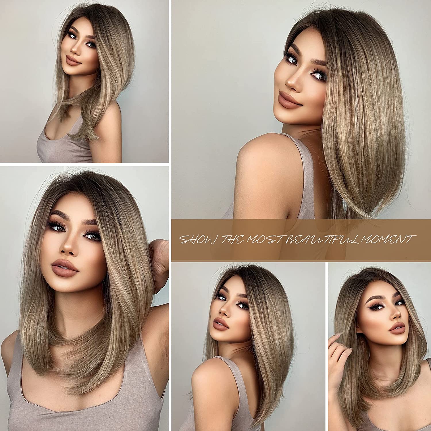 Peruca Angel Natural Balayage - Extensii de par București