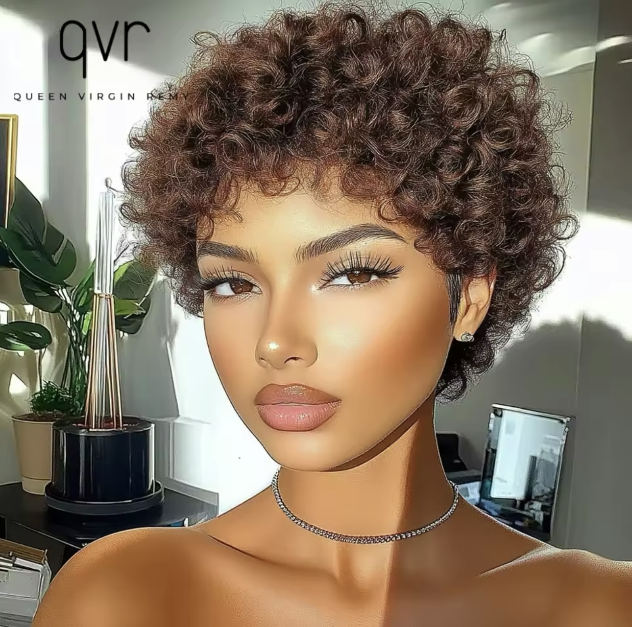 Peruca creata Brown Caramel - Extensii de par București