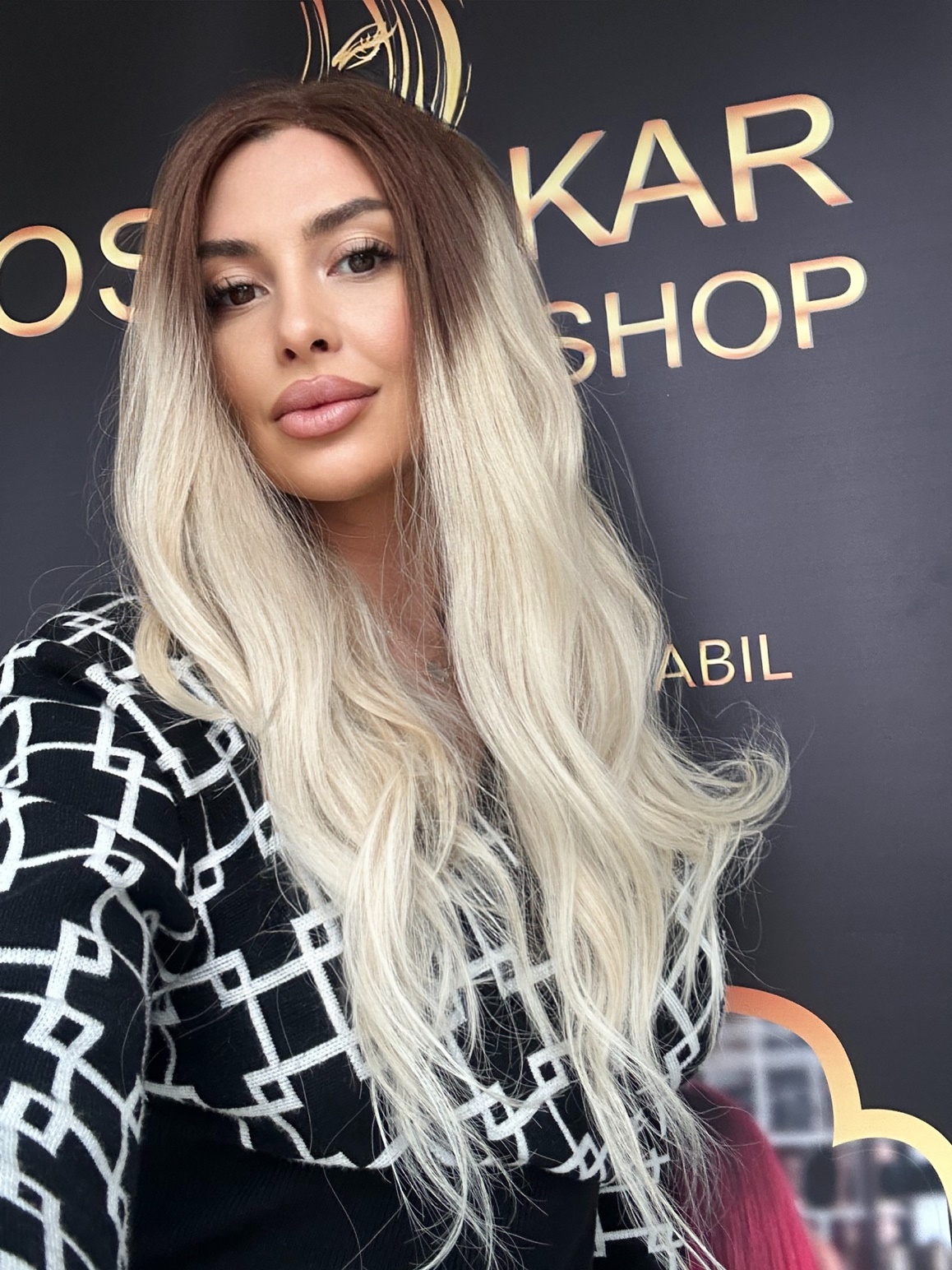 Peruca din par natural Ombre CHARLIZE - Extensii de par București