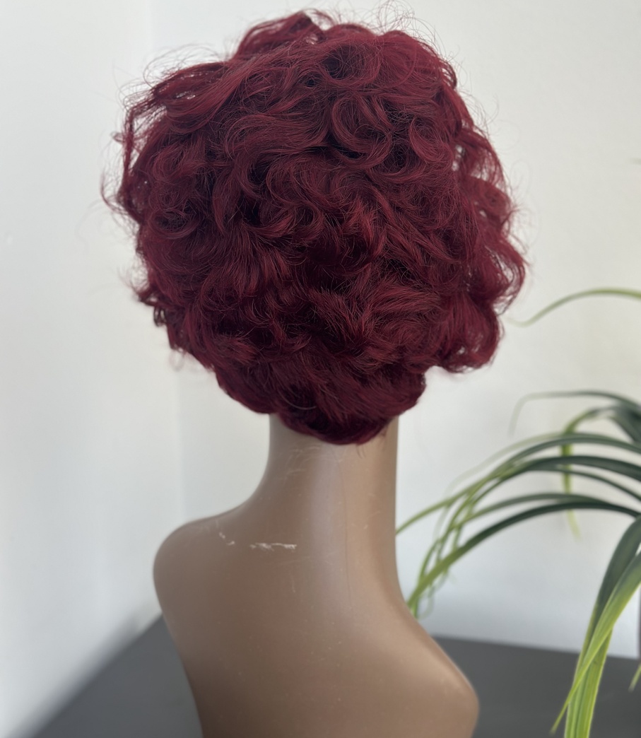 Peruca din par natural DEBRA BURGUNDY - Extensii de par București