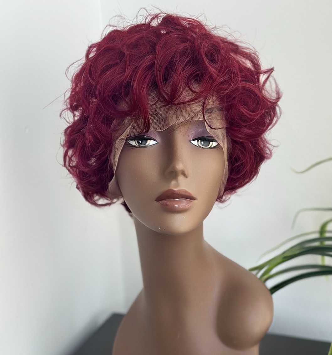 Peruca din par natural DEBRA BURGUNDY - Extensii de par București