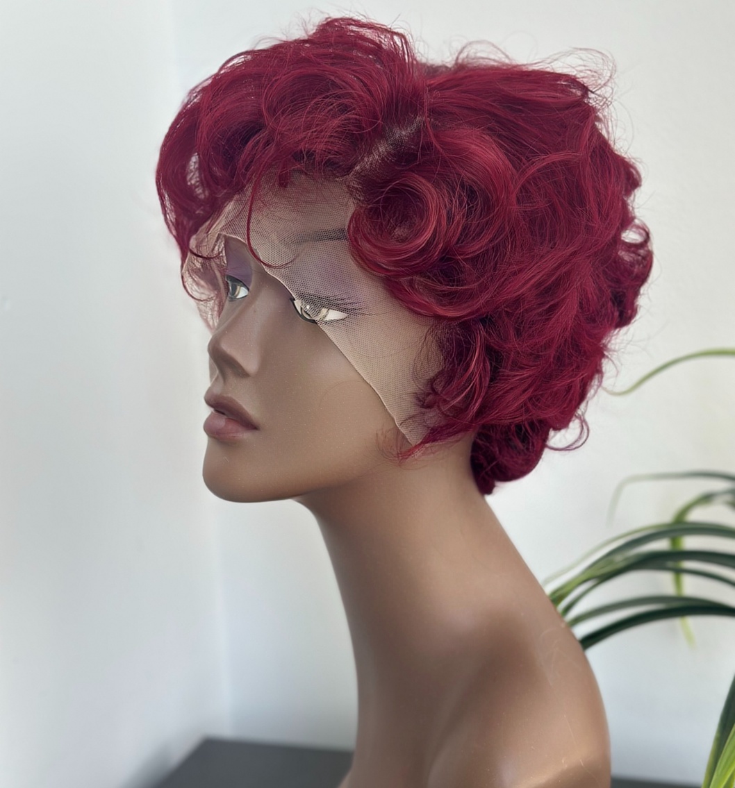 Peruca din par natural DEBRA BURGUNDY - Extensii de par București