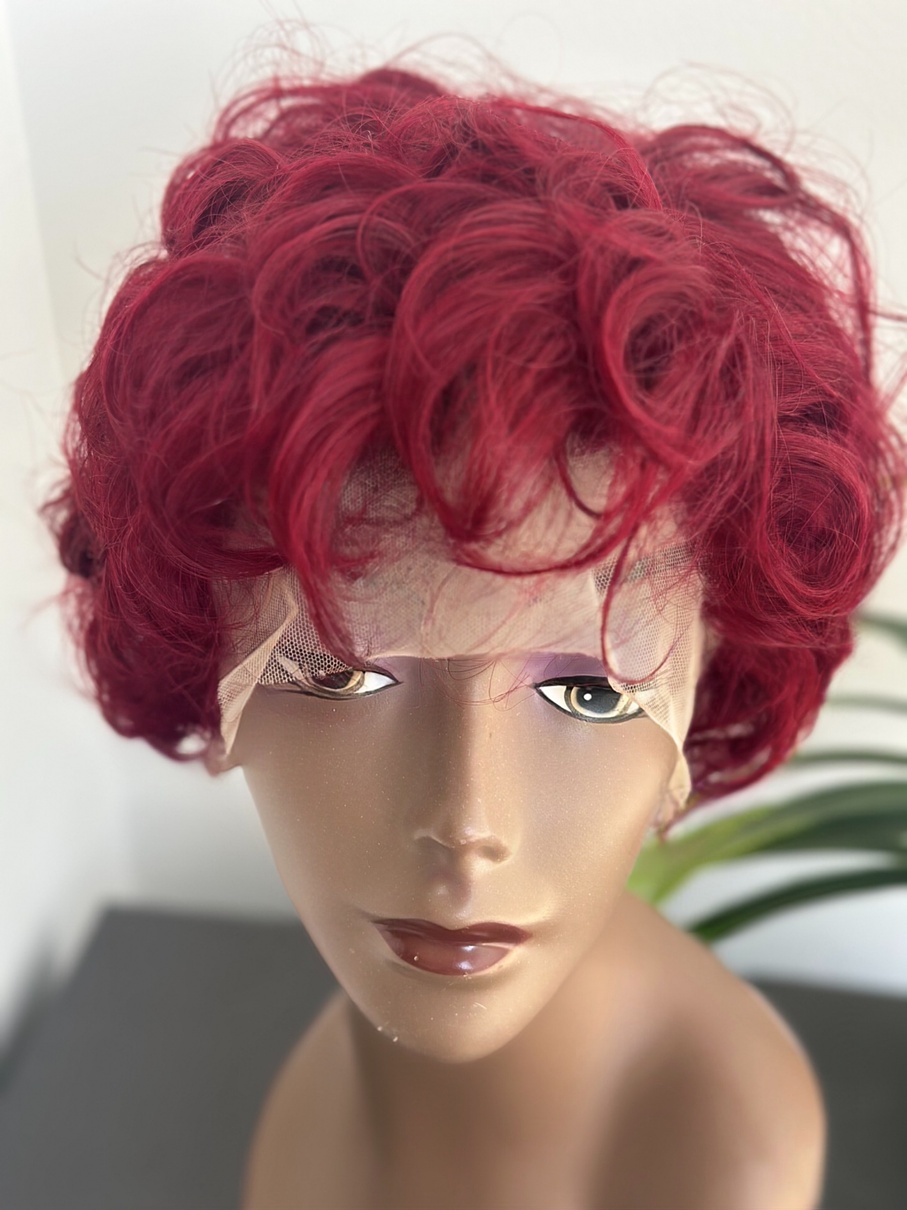 Peruca din par natural DEBRA BURGUNDY - Extensii de par București