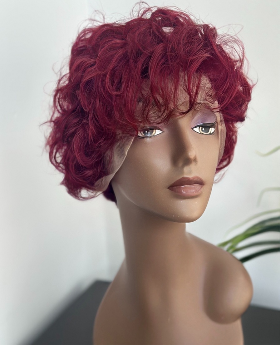 Peruca din par natural DEBRA BURGUNDY - Extensii de par București