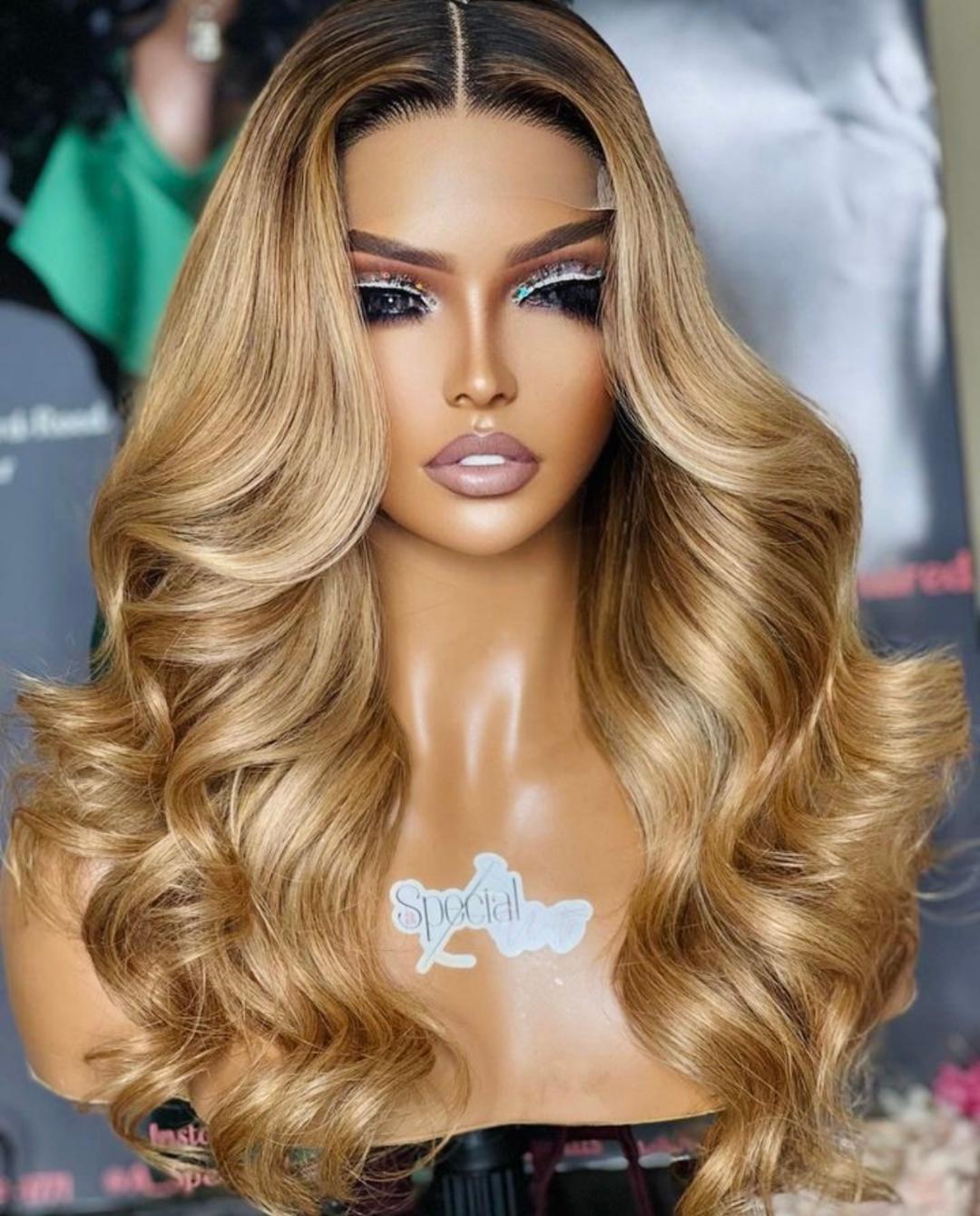 Peruca din par natural Delicate Blonde - Extensii de par București