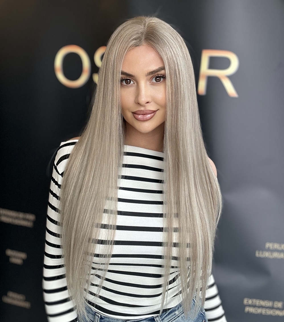 Peruca Ice Blond Glam - Extensii de par București