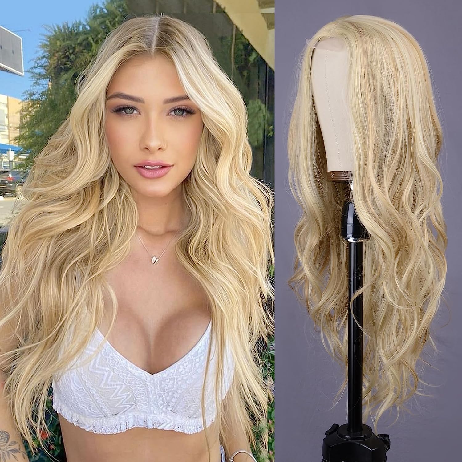 Peruca din par natural Blond Suvitat - Extensii de par București