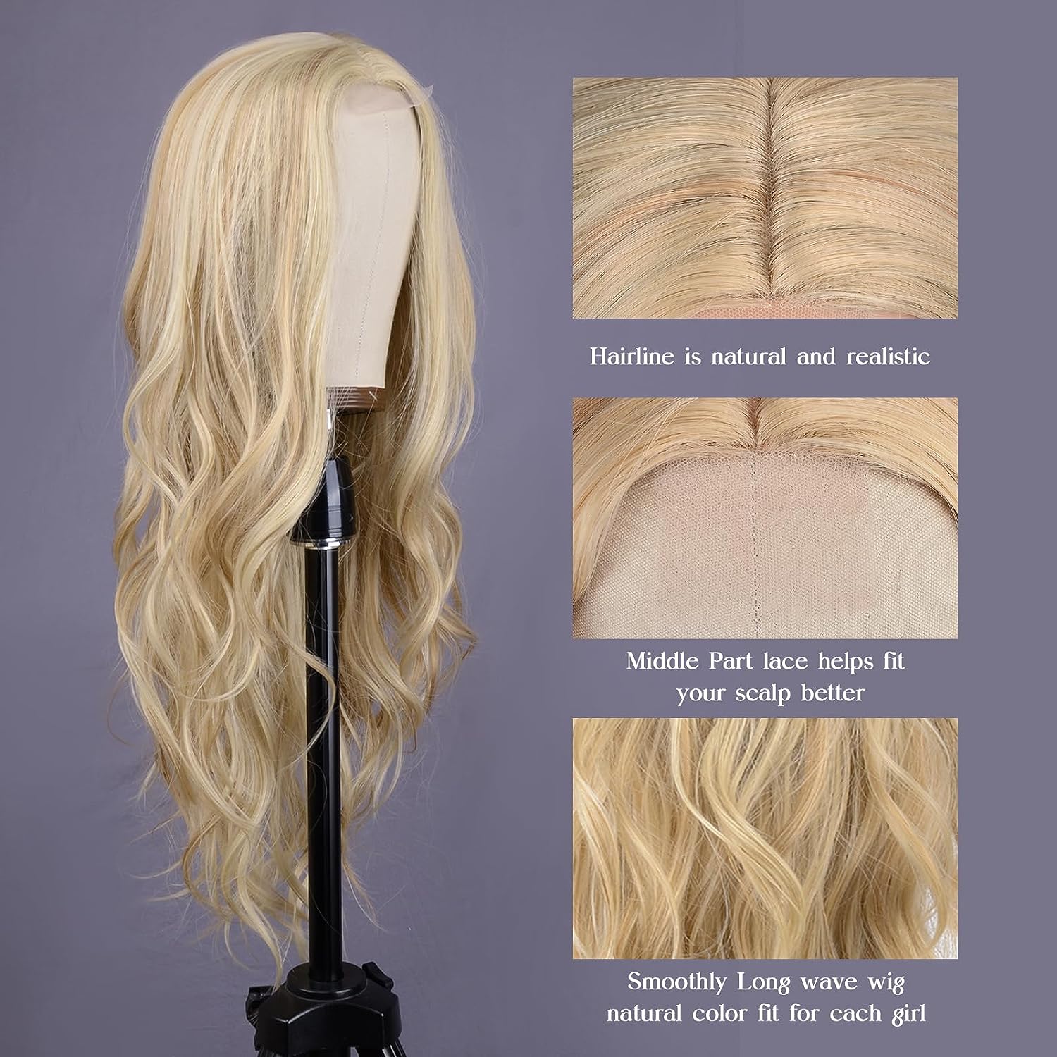 Peruca din par natural Blond Suvitat - Extensii de par București
