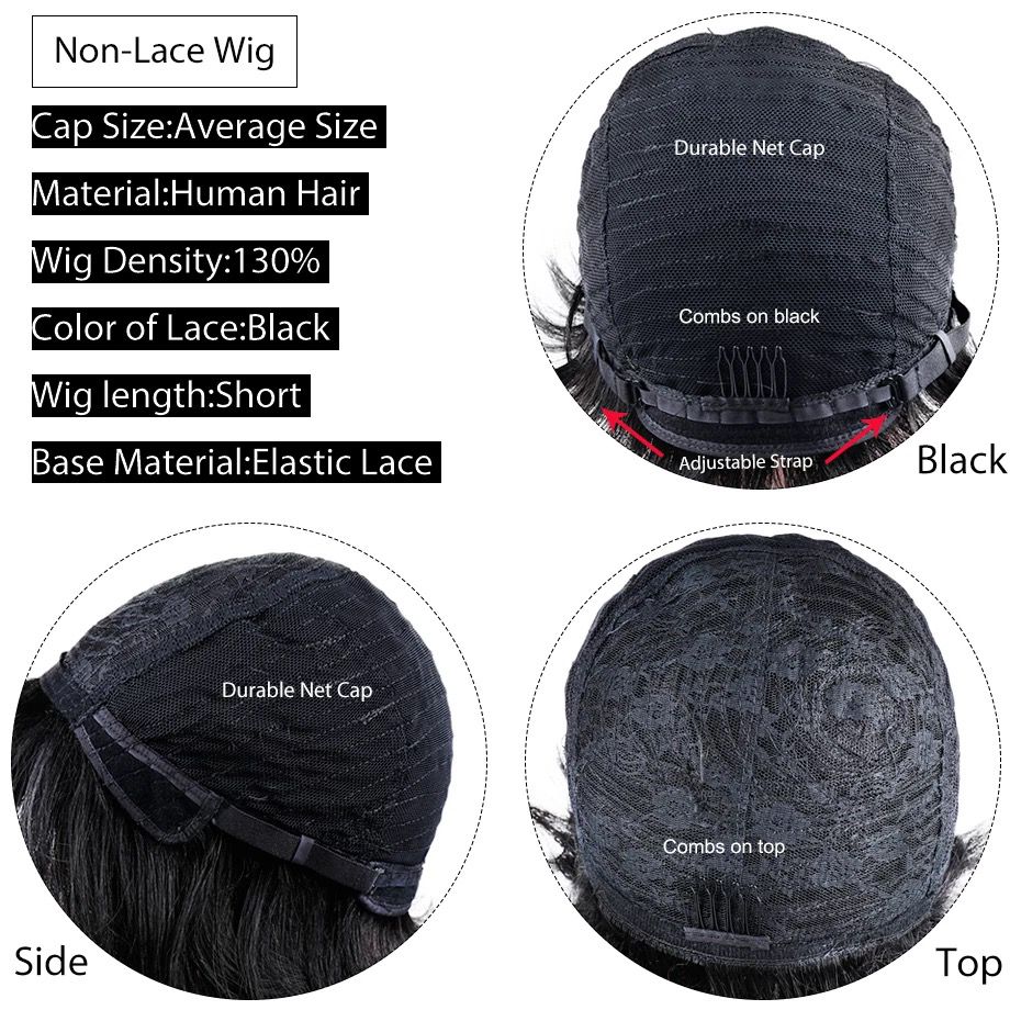 Peruca din par natural Soft Black - Extensii de par București