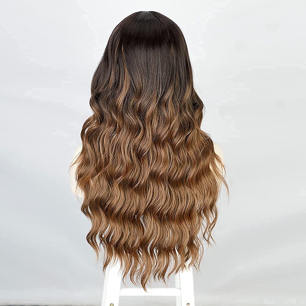 Peruca din par natural Ombre Saten Inchis/ Blond Aluna - Extensii de par București Peruca din par natural Ombre Saten Inchis/ Blond Aluna - Extensii de par București