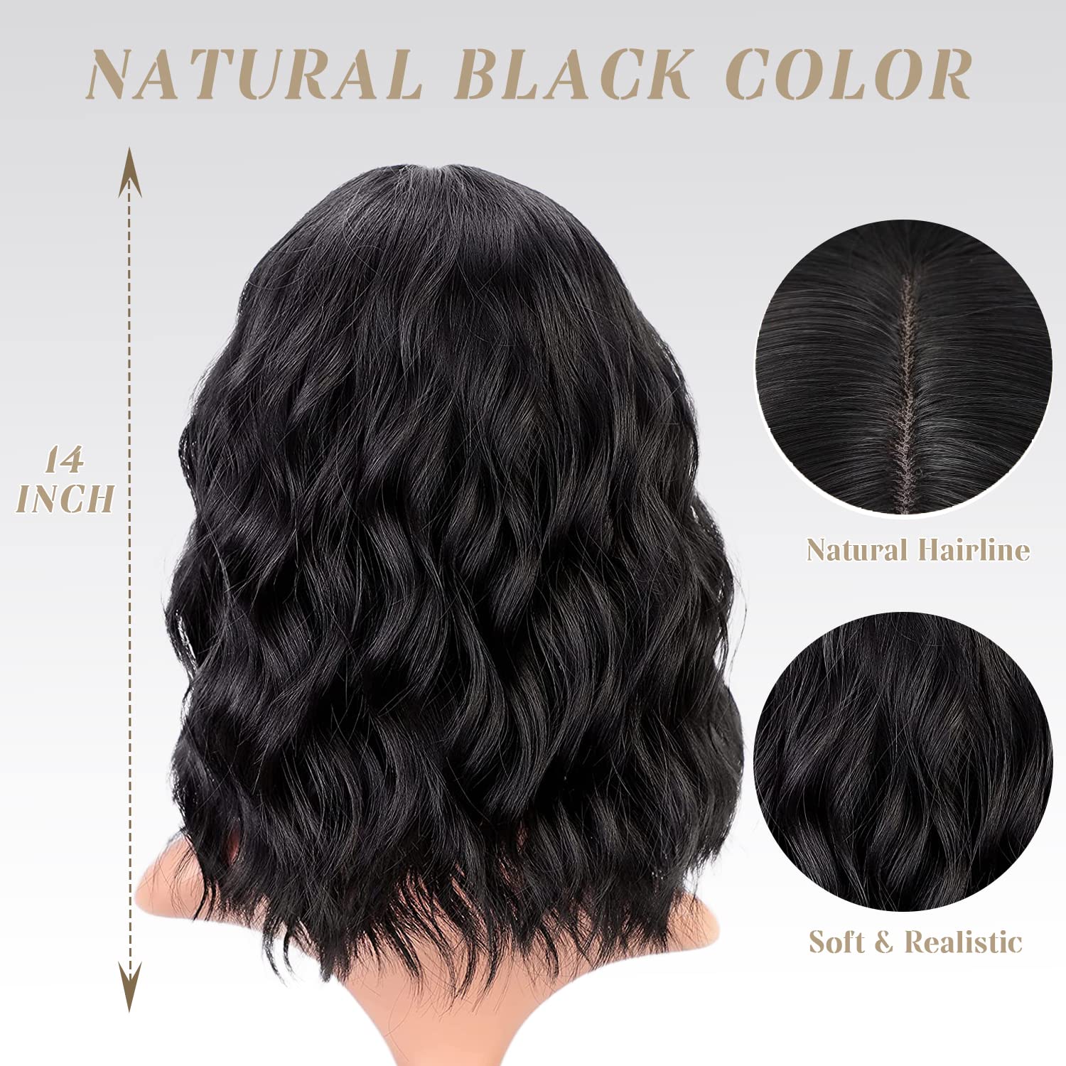 Peruca din par natural Blacky - Extensii de par București