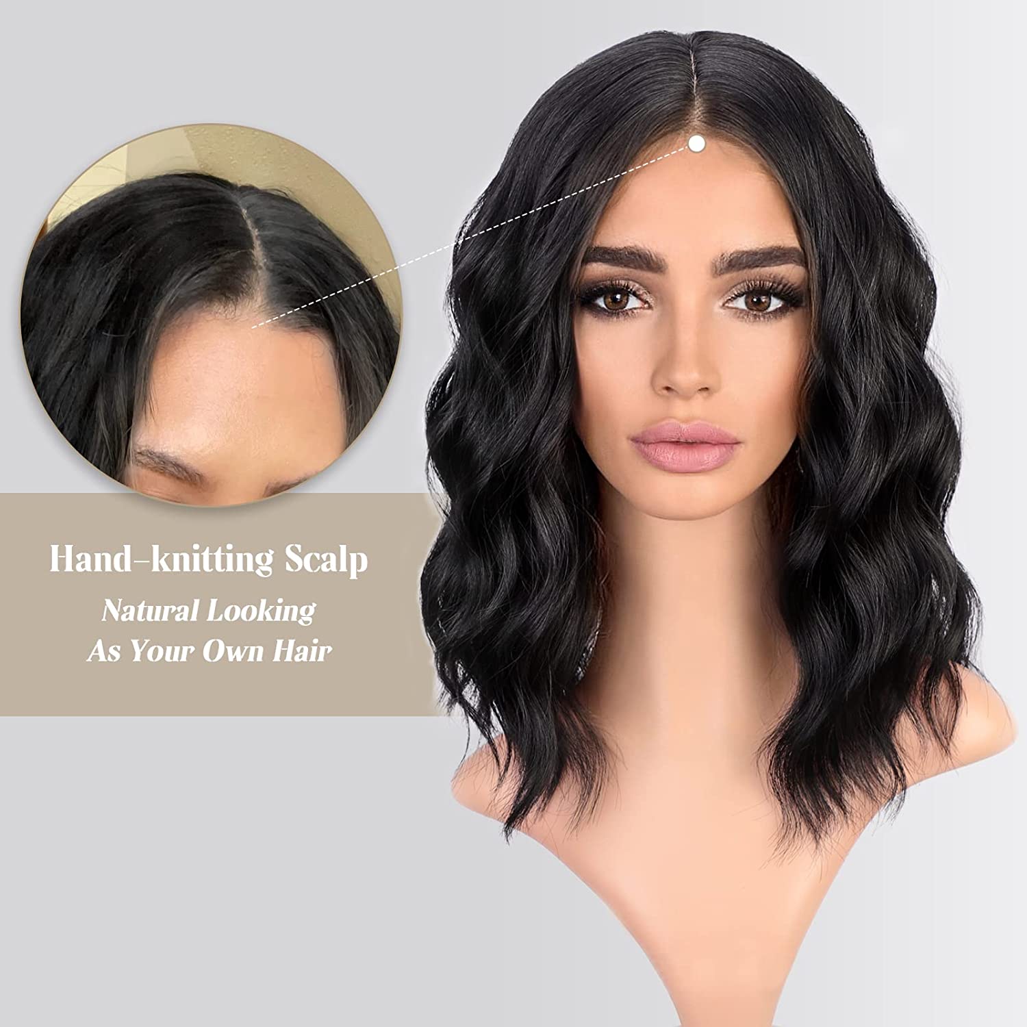 Peruca din par natural Blacky - Extensii de par București
