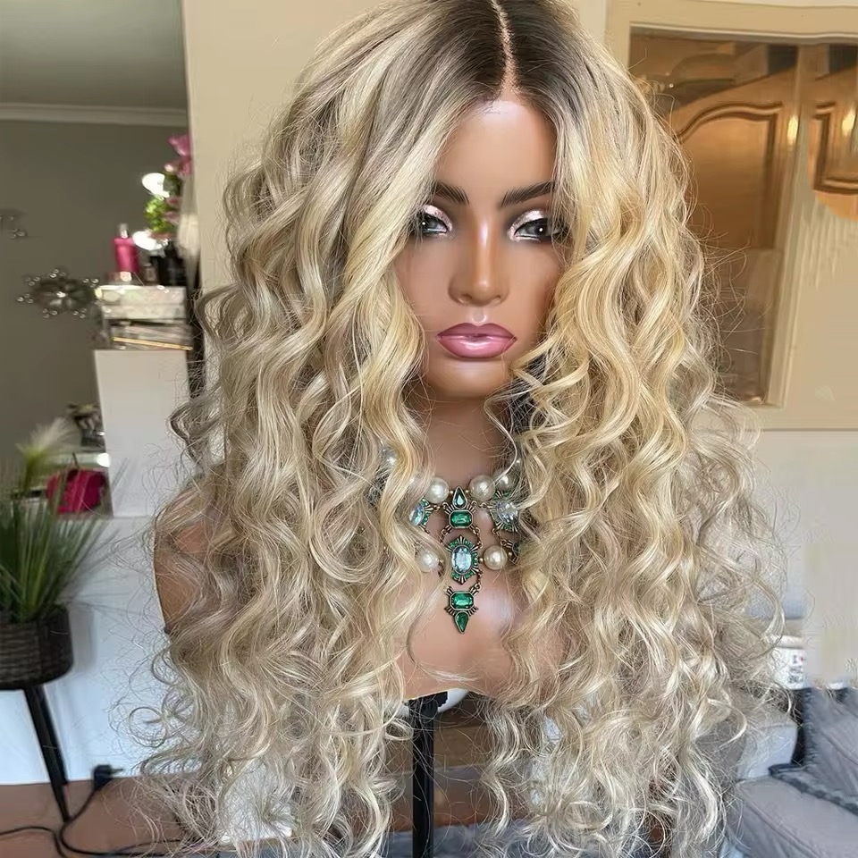 Peruca din par natural Wavy Balayage - Extensii de par București