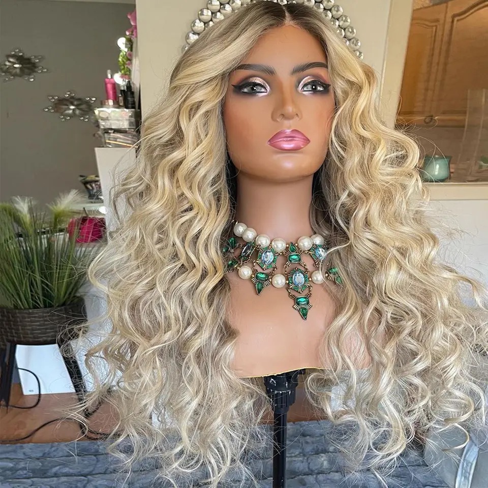 Peruca din par natural Wavy Balayage - Extensii de par București