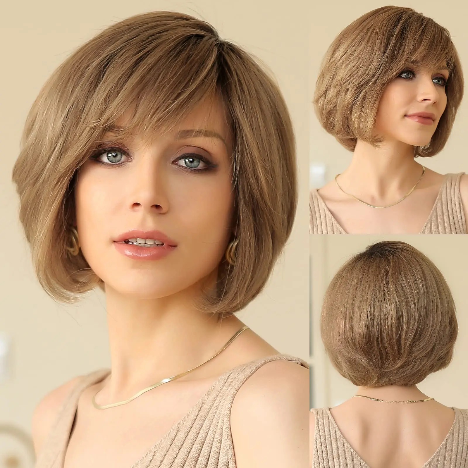 Peruca din par natural HAZEL - Extensii de par București