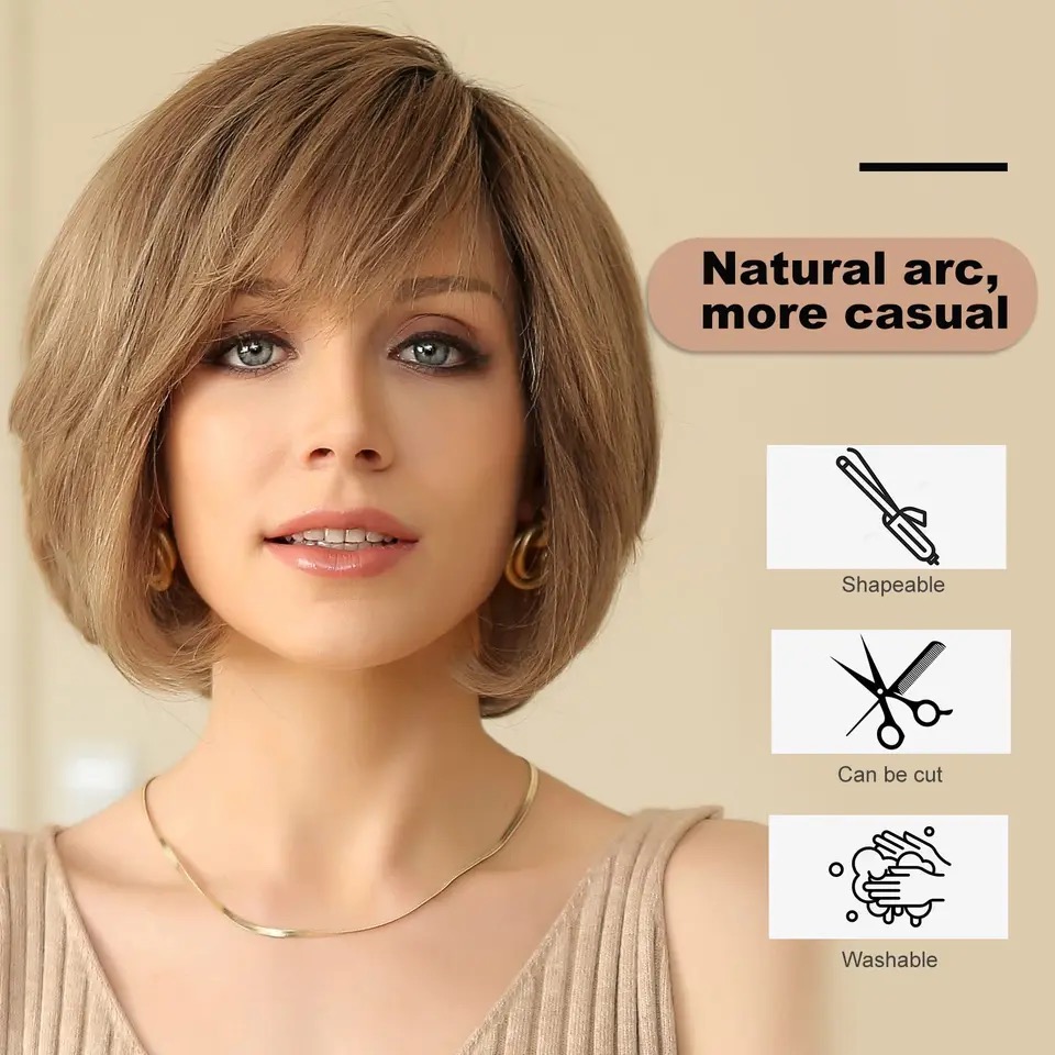 Peruca din par natural HAZEL - Extensii de par București