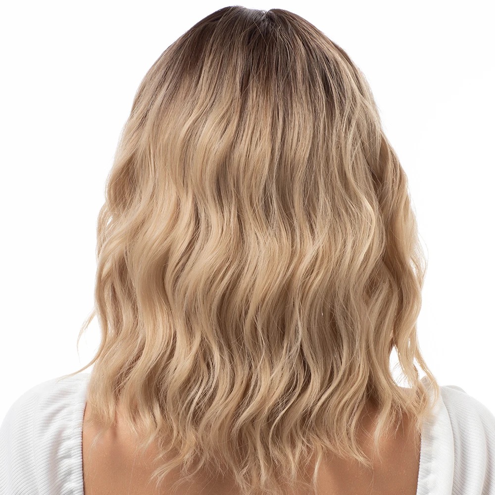 Peruca bobo cu breton Natural Ombre - Extensii de par București