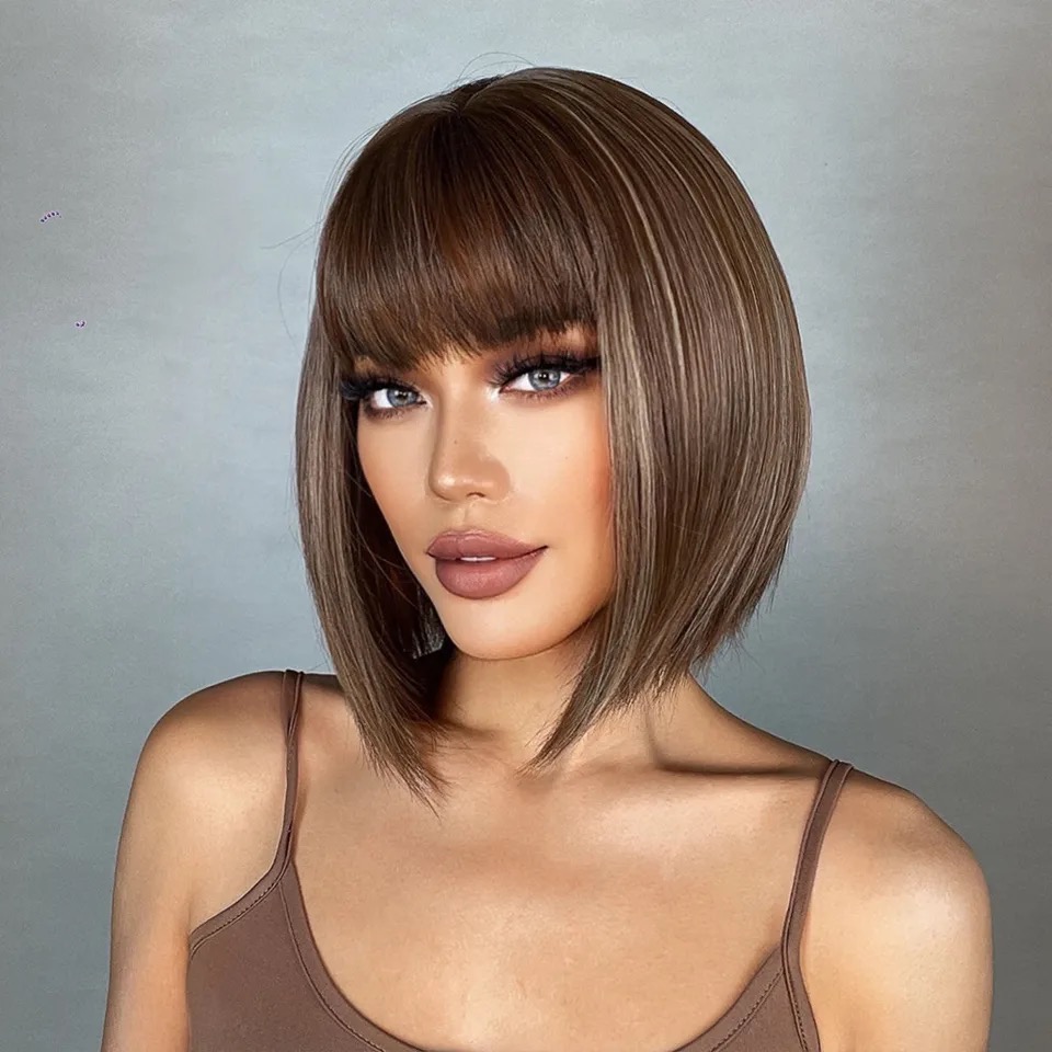 Peruca bobo light brown - Extensii de par București