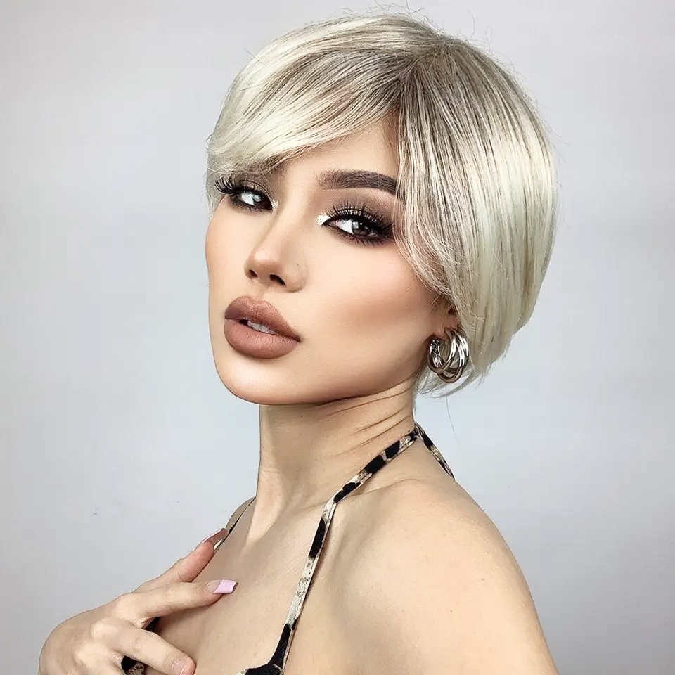 Peruca Lady Ombre White - Extensii de par București
