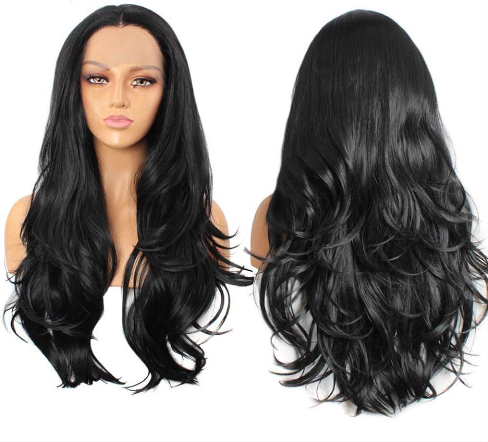 Peruca Long Wavy Black - Extensii de par București Peruca Long Wavy Black - Extensii de par București