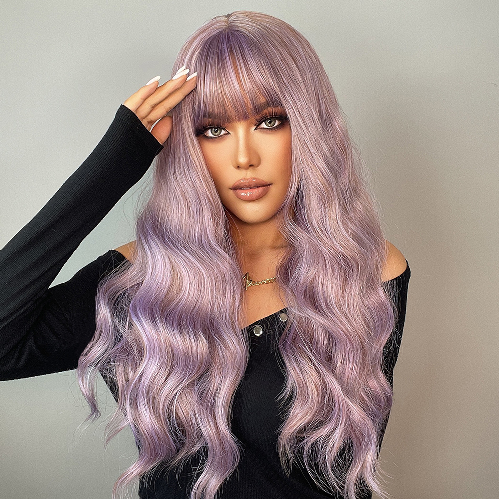Peruca Long Purple - Extensii de par București