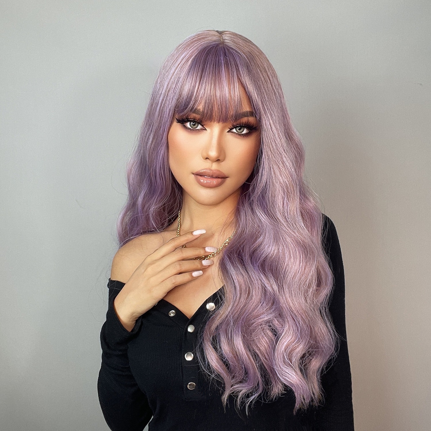 Peruca Long Purple - Extensii de par București