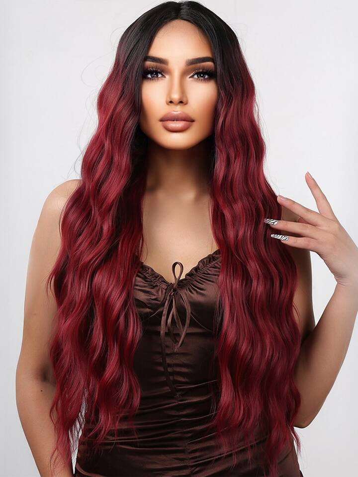 Peruca ombre burgundy - Extensii de par București