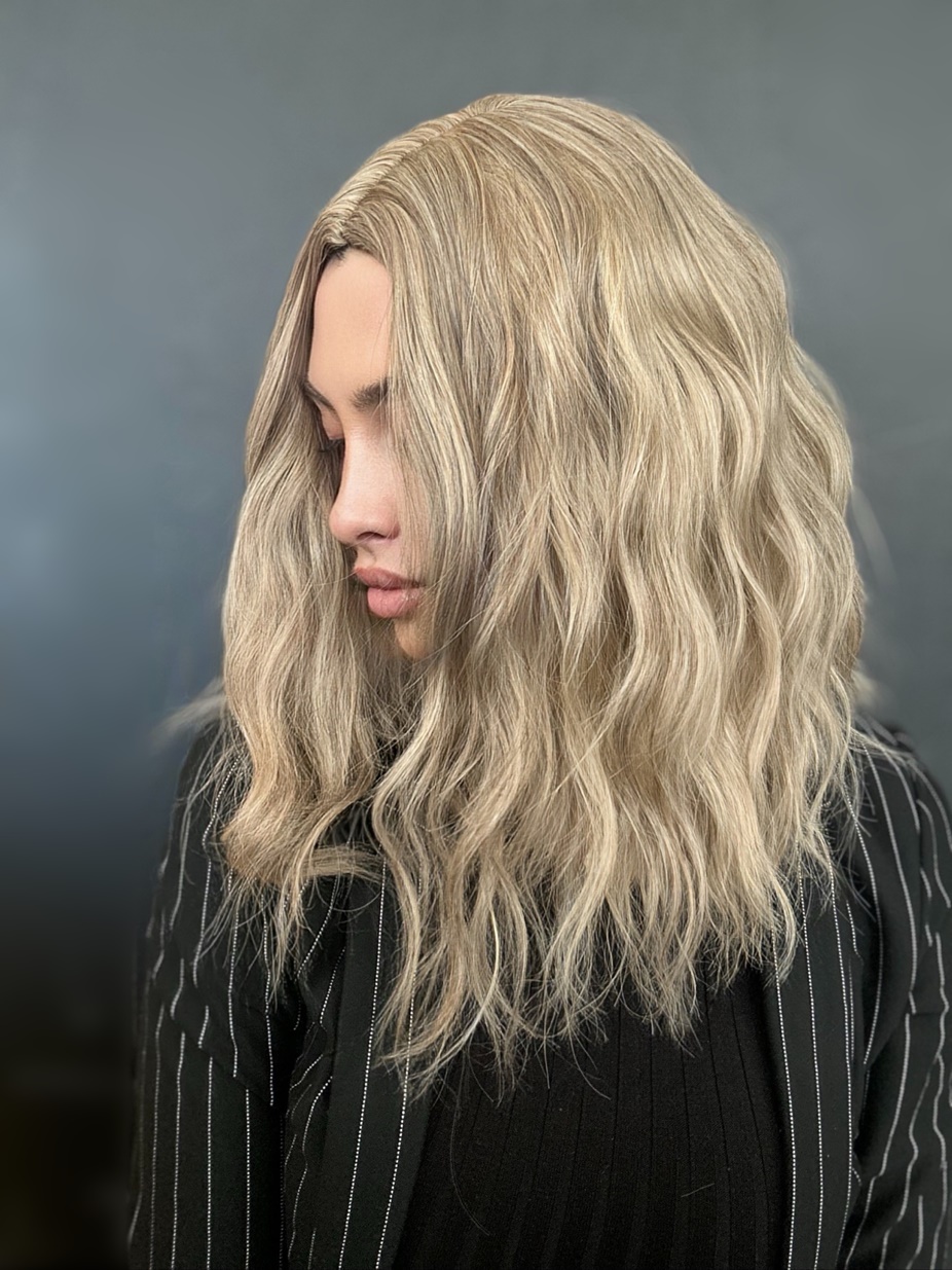 Peruca Blond Natural Ondulat - Extensii de par București
