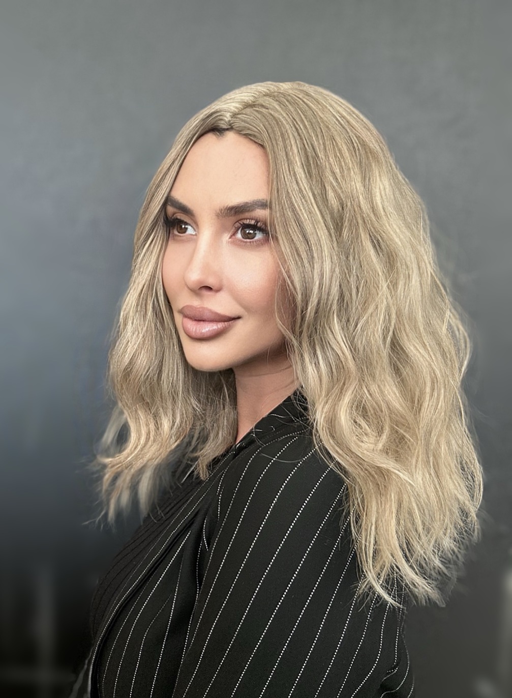 Peruca Blond Natural Ondulat - Extensii de par București