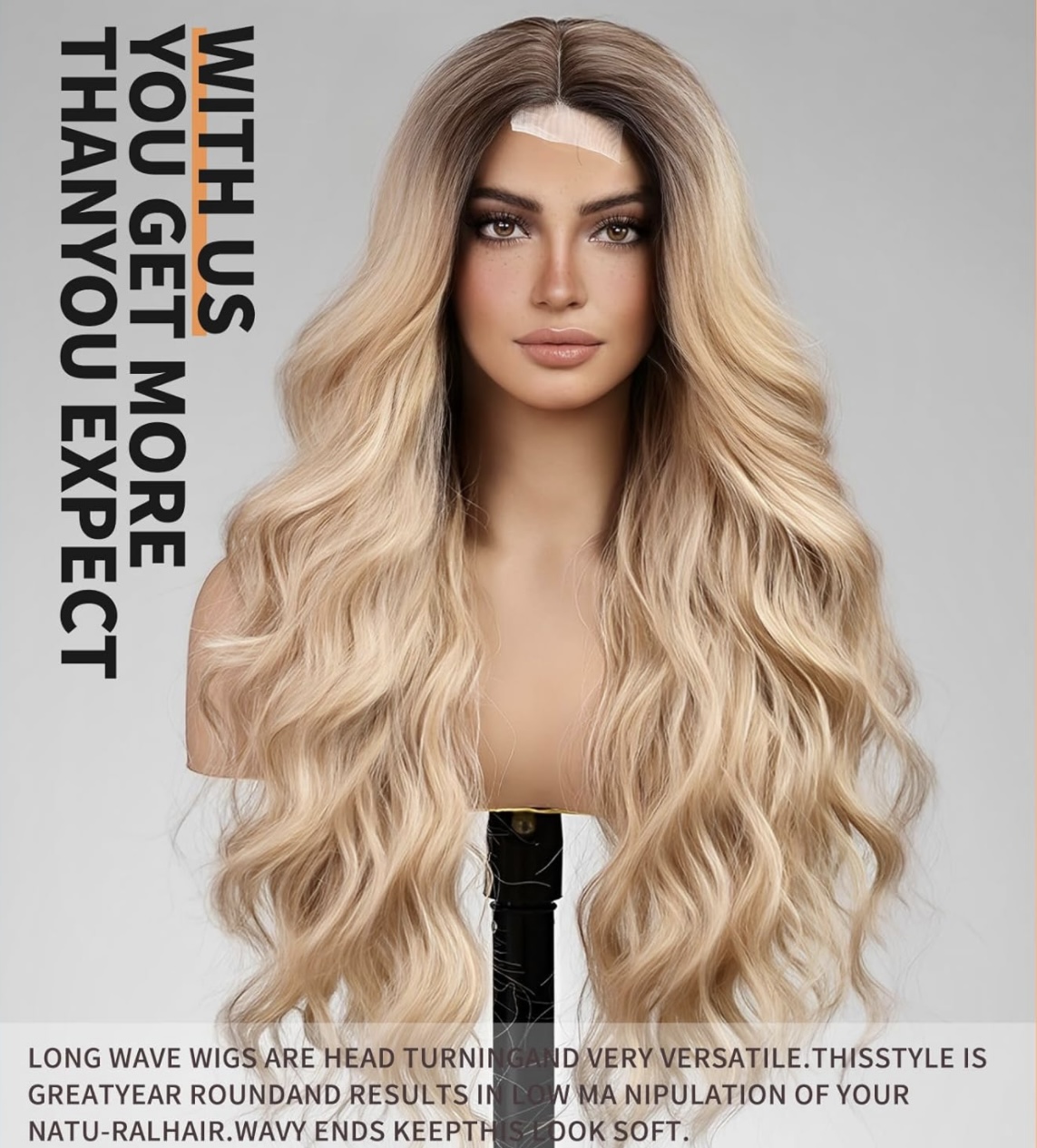 Peruca Baby BLONDE ondulat - Extensii de par București