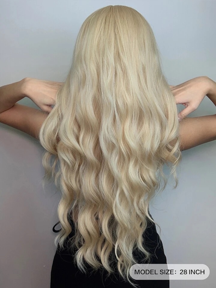 Peruca Blond Deschis Ondulata - Extensii de par București