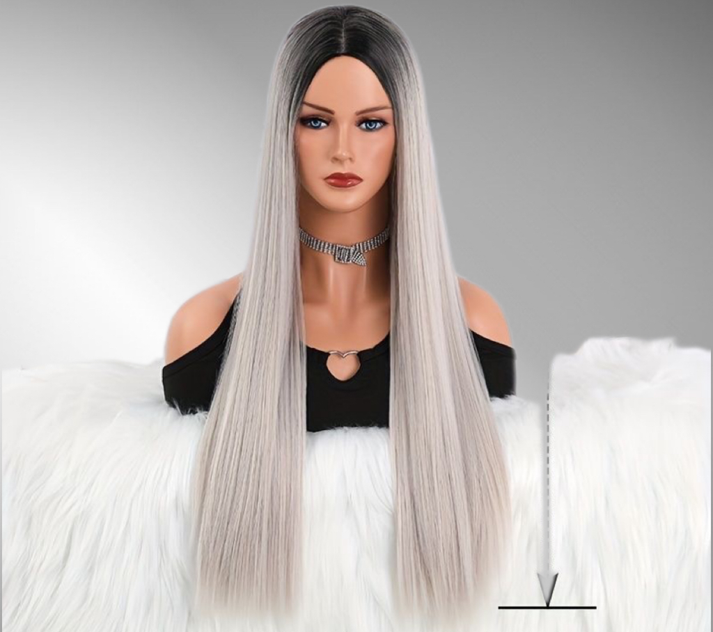 Peruca Long Grey - Extensii de par București