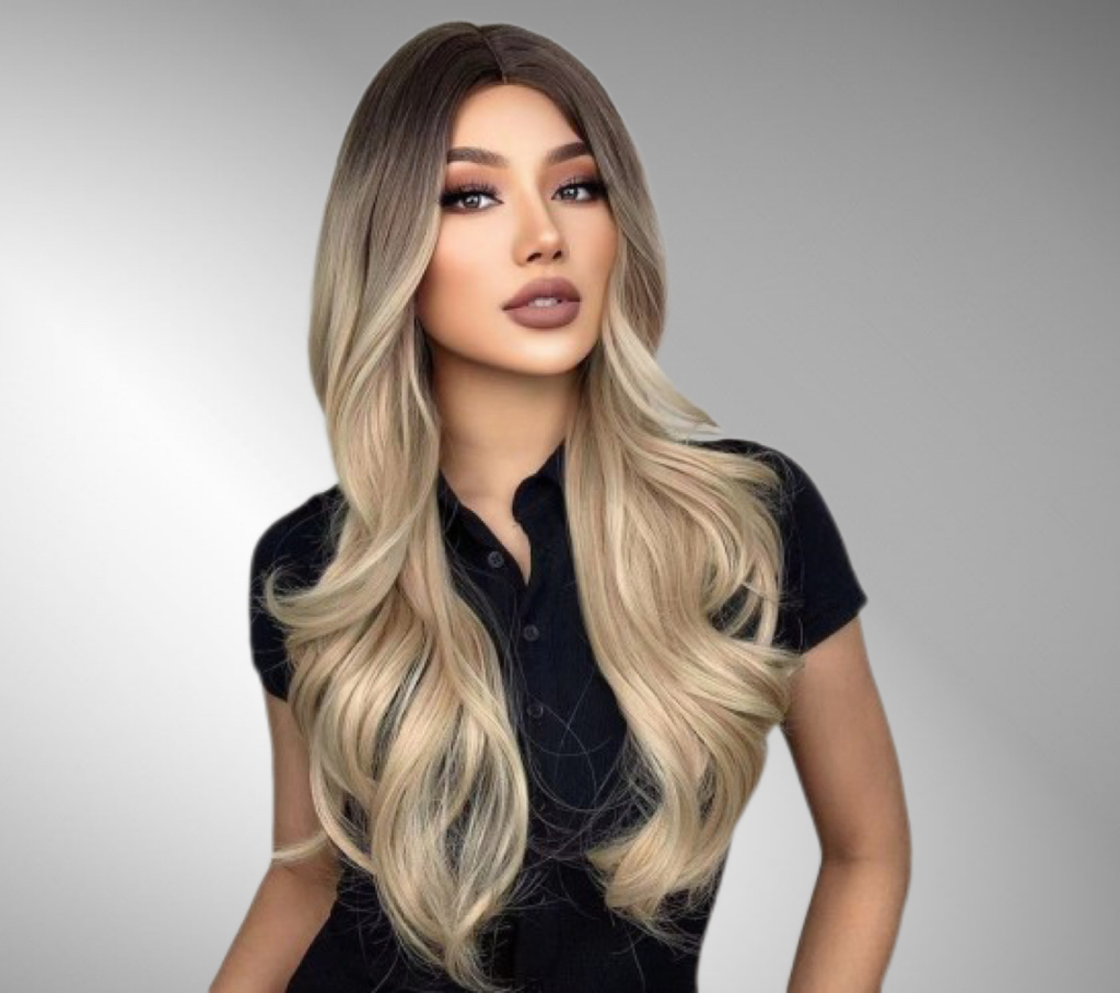 Peruca Ombre Delicate Blonde - Extensii de par București
