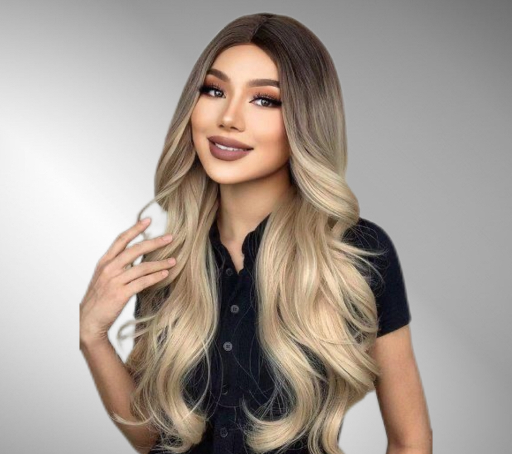 Peruca Ombre Delicate Blonde - Extensii de par București