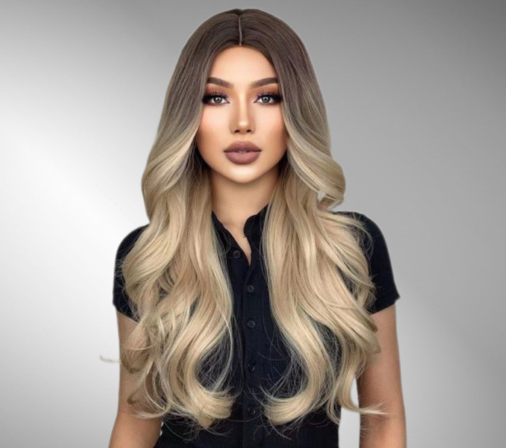 Peruca Ombre Delicate Blonde - Extensii de par București
