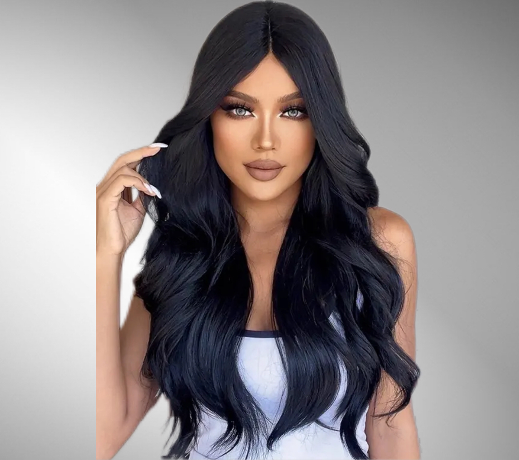Peruca Long Wavy Black - Extensii de par București