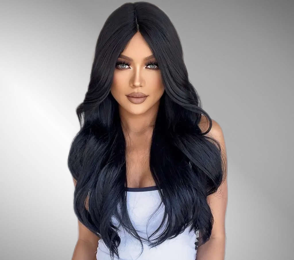 Peruca Long Wavy Black - Extensii de par București