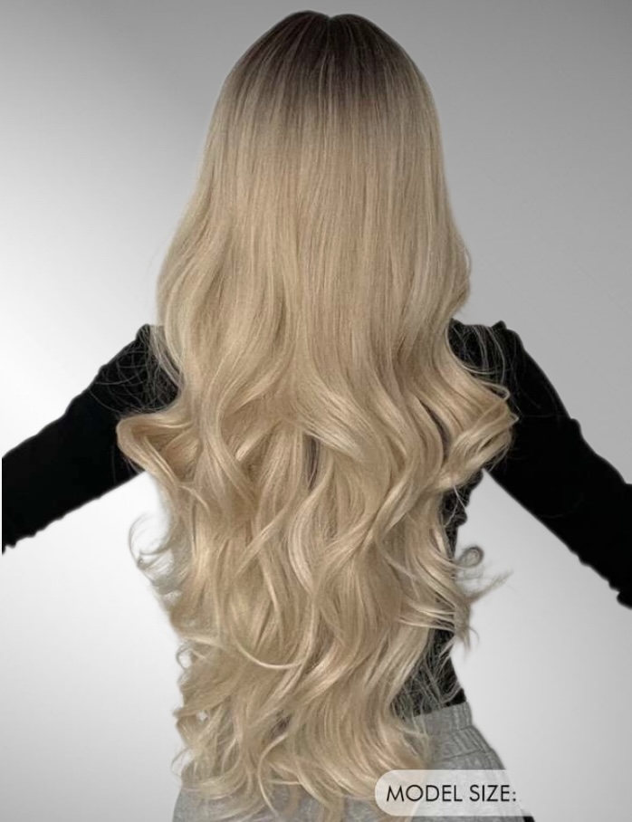 Peruca ombre soft blonde - Extensii de par București