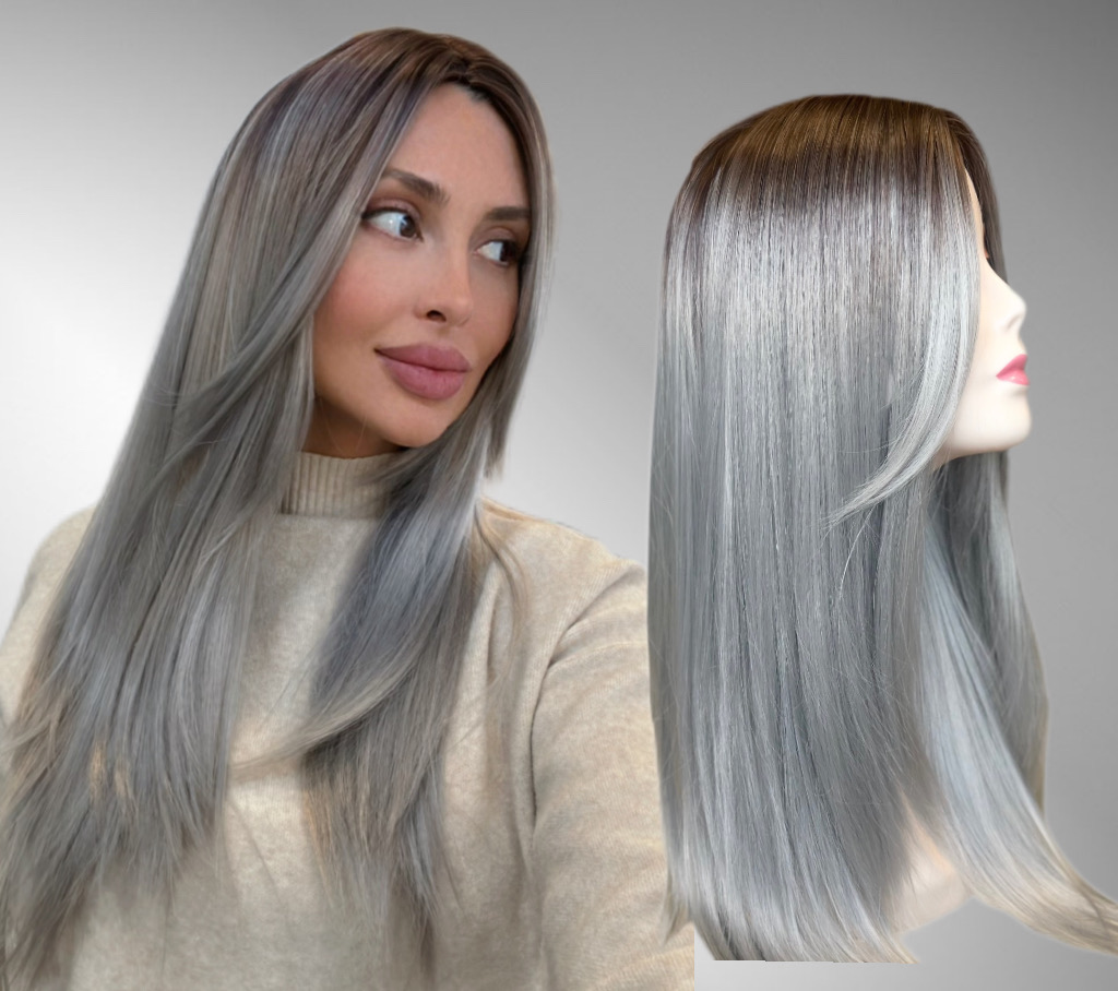 Peruca Baby Grey - Extensii de par București