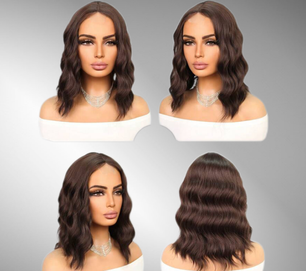 Peruca  Wavy Dark Brown - Extensii de par București
