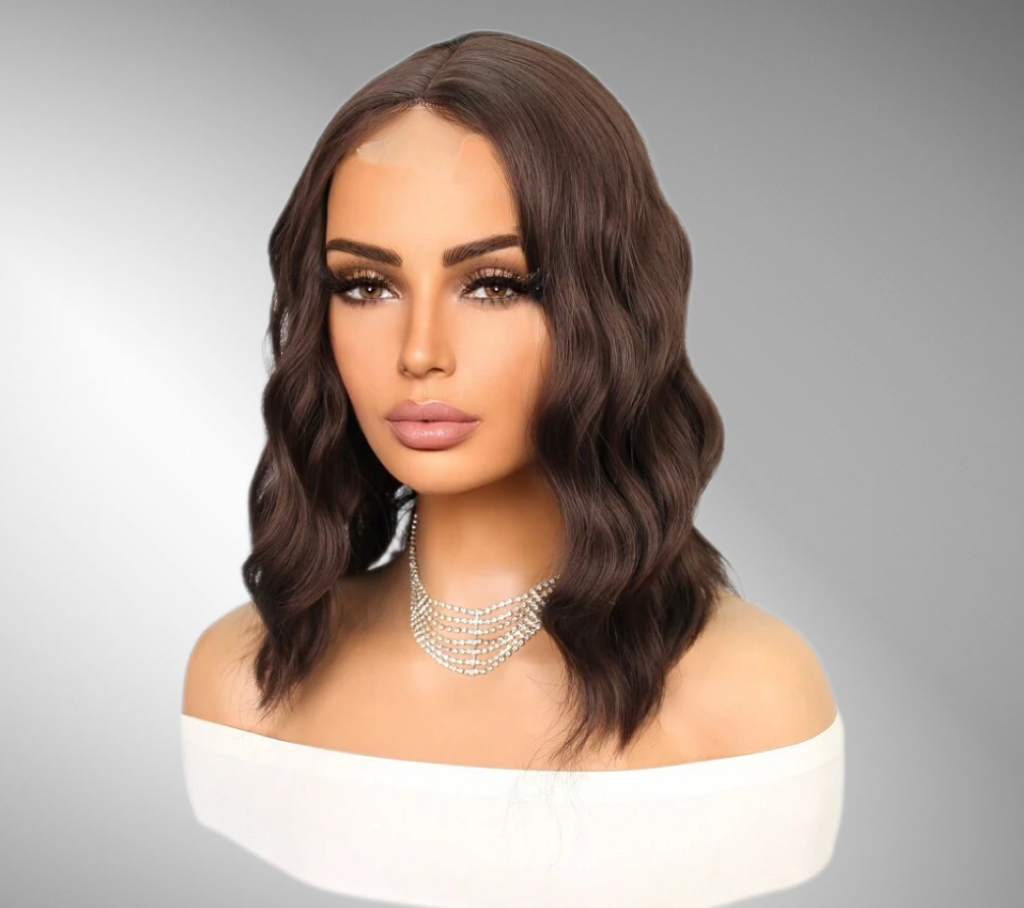 Peruca  Wavy Dark Brown - Extensii de par București
