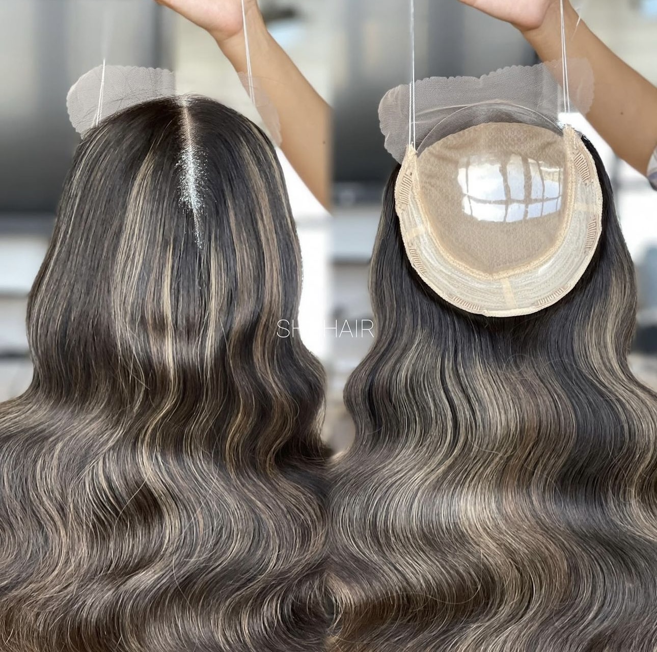 Peruca Partiala Super Volum Balayage #2/ #8/ #10 - Extensii de par București