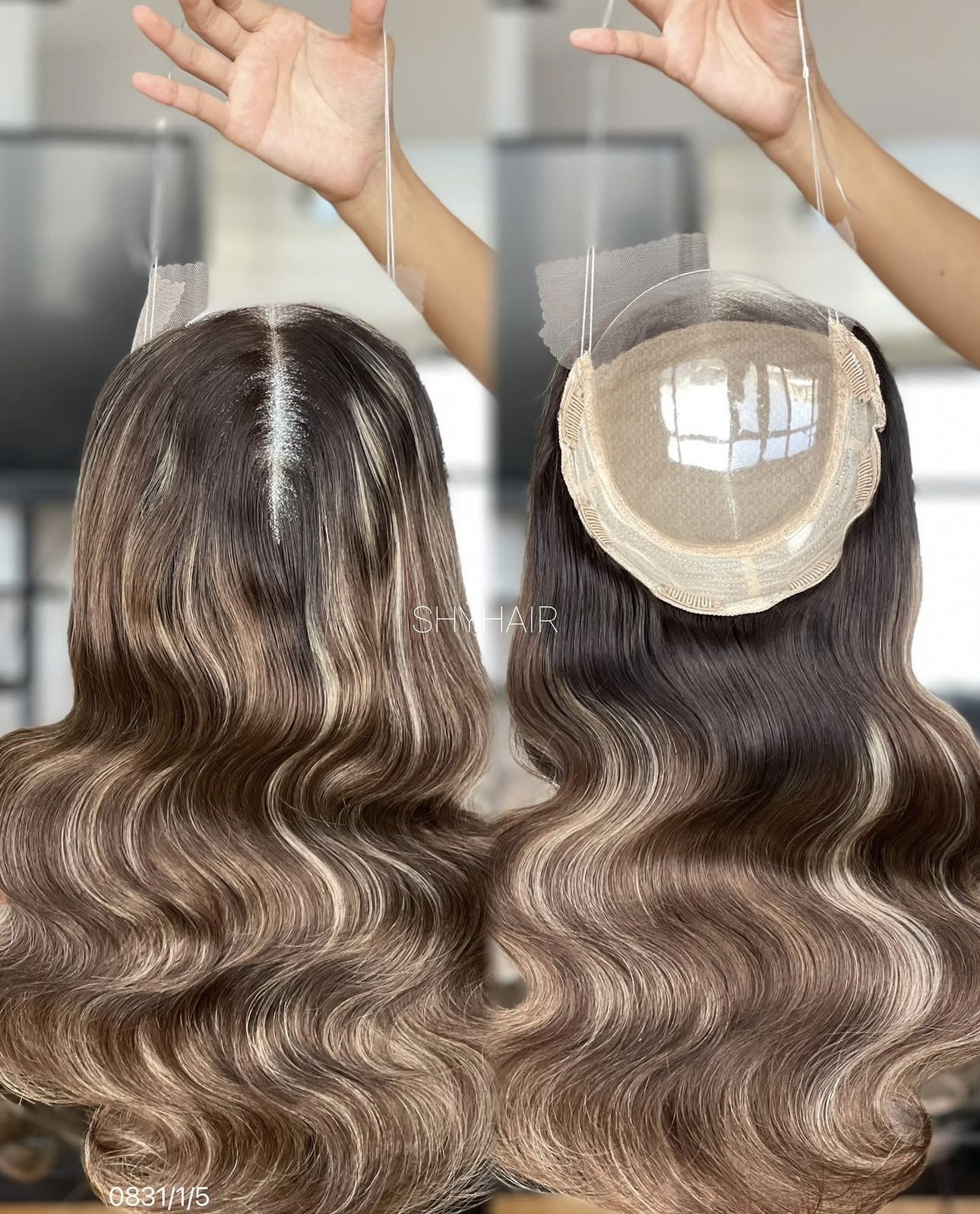 Peruca Partiala Super Volum Balayage #6/ #10/ #12 - Extensii de par București