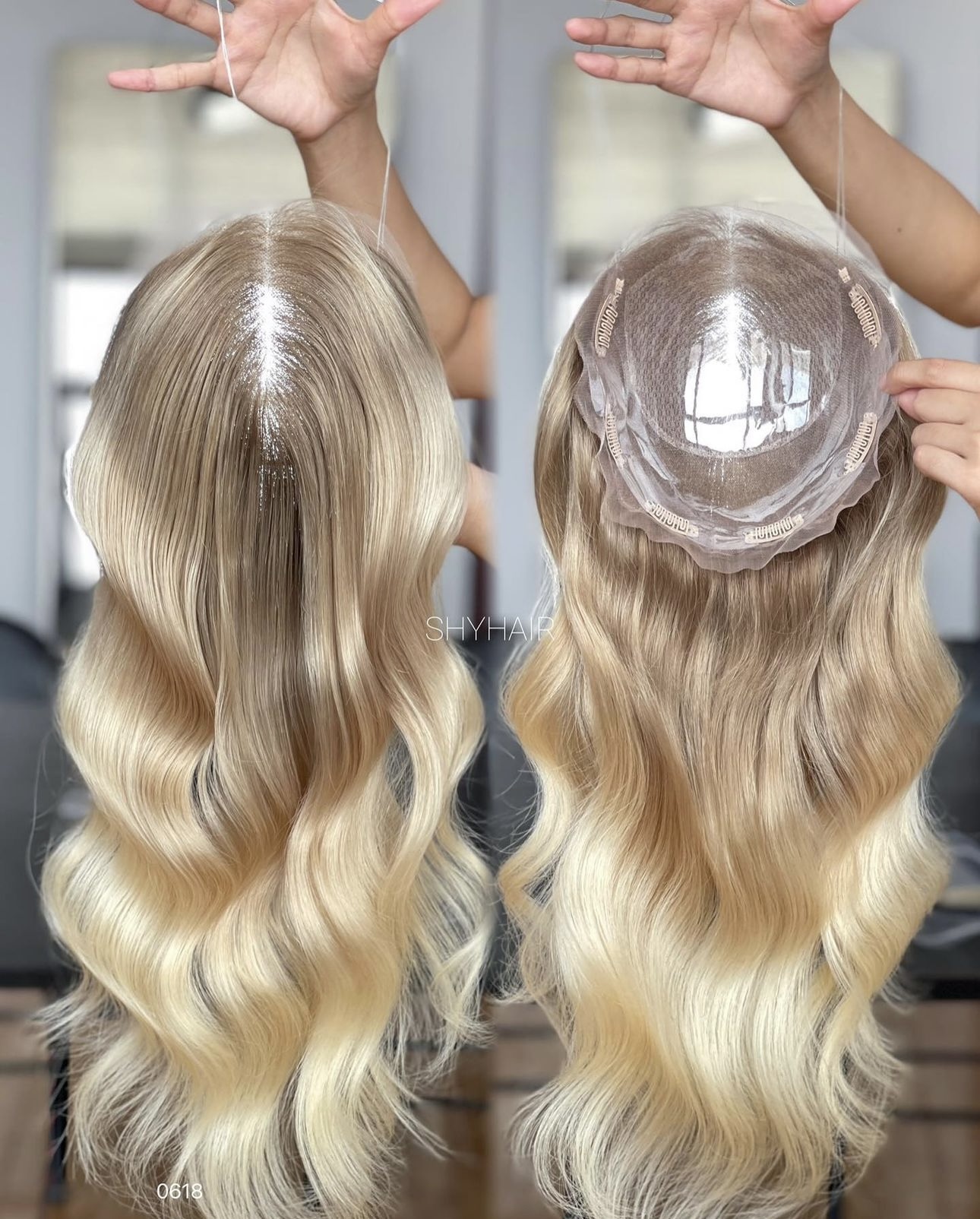 Peruca Partiala Super Volum Balayage #9/ #613 - Extensii de par București
