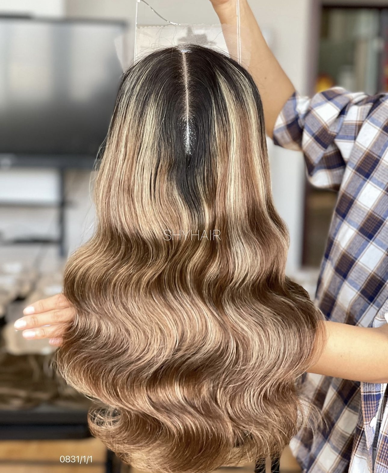 Peruca Partiala Super Volum Balayage #B8 - Extensii de par București