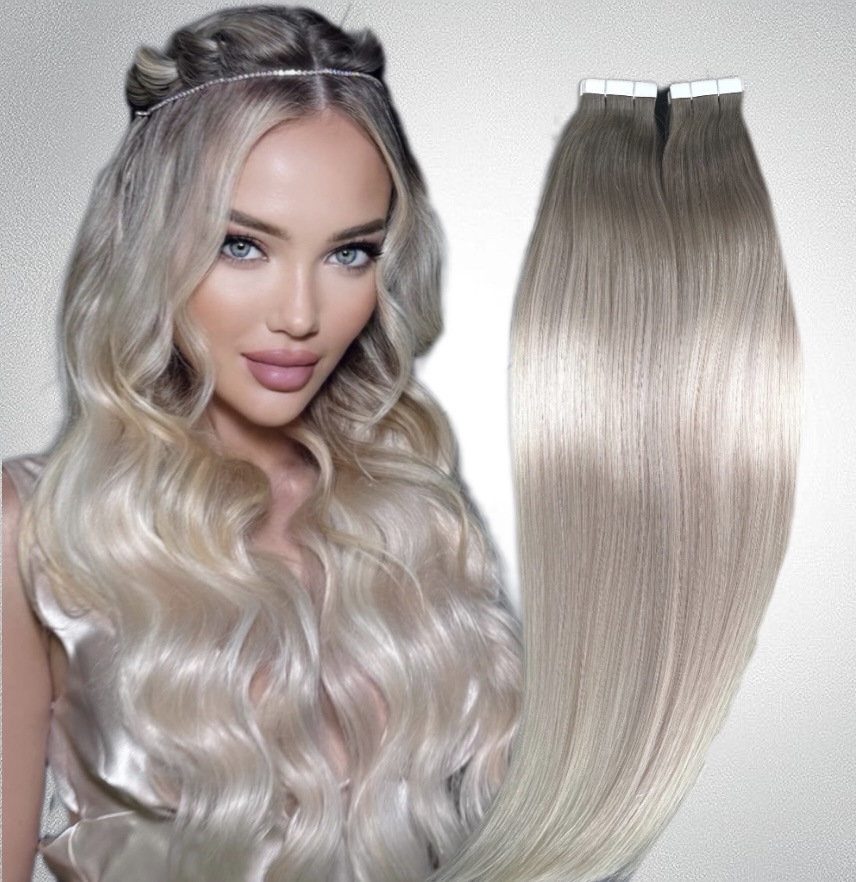 Tape In Black Collection Ombre #19/Silver - Extensii de par București